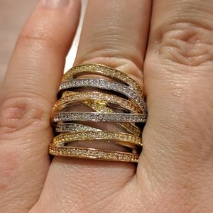henri bendel Jewelry - Henri Bendel Tricolor Ring henri bendel Jewelry - Henri Bendel Tricolor Ring